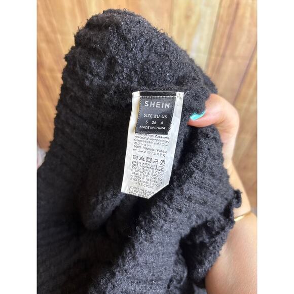 Free People Inspired Boho Oversized Pants Shein Bohemela Black Women's Size S - Picture 5 of 5